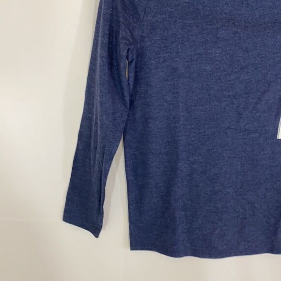 Cat and Jack night fall blue Crew Neck Basic Shirt - Picture 2 of 3
